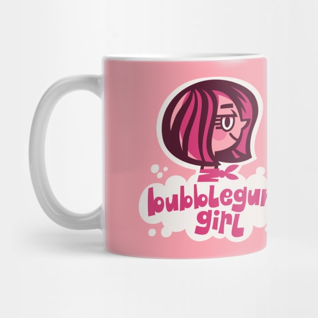 bubblegum girl by Jon Kelly Green Shop